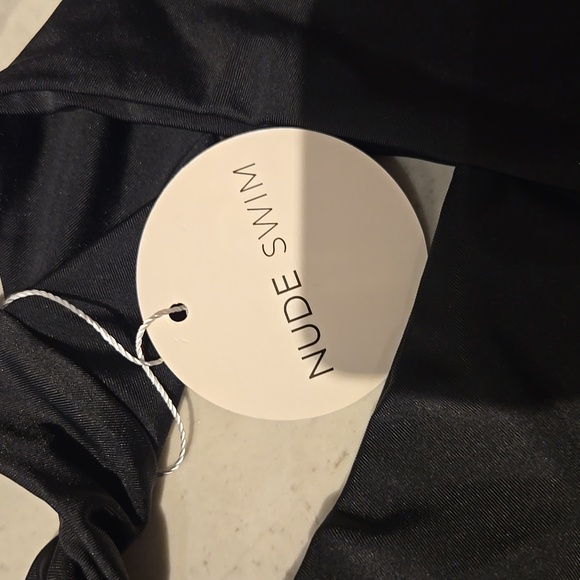 Black one piece bathing suit large - Picture 4 of 6